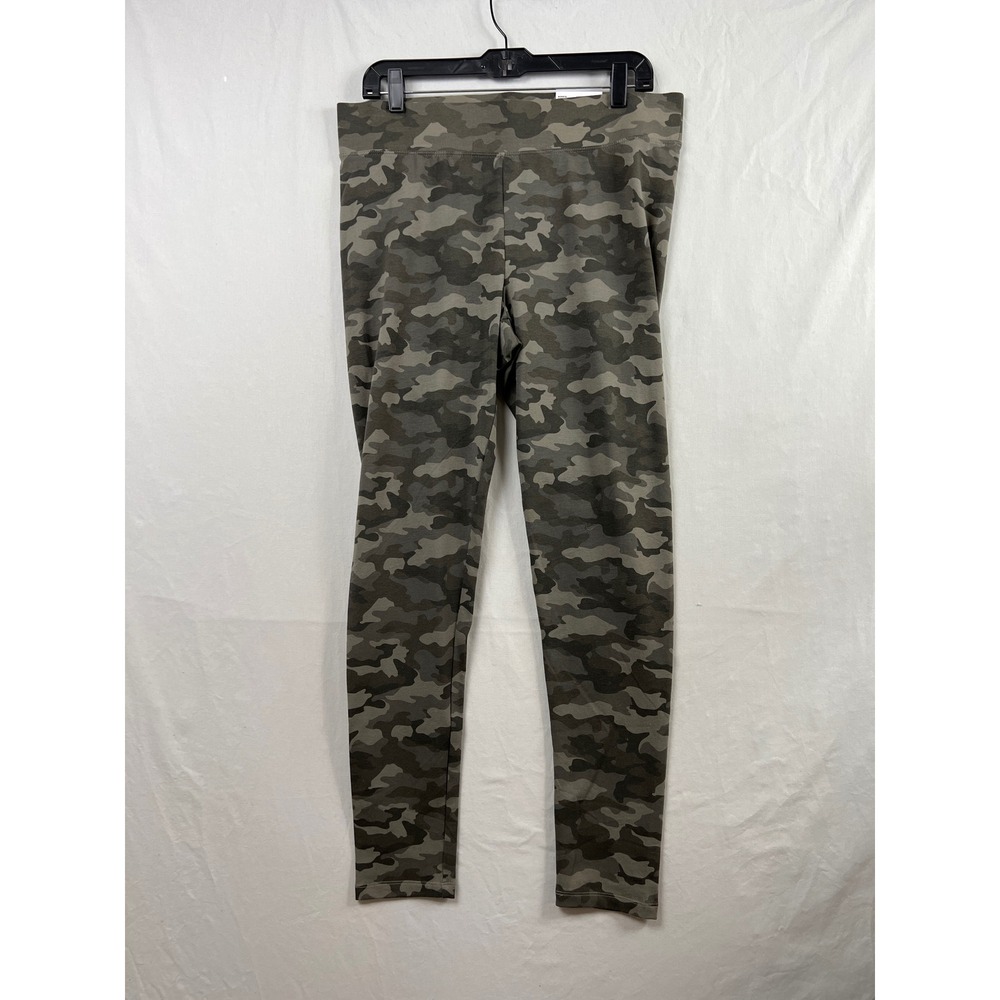 Sonoma Everyday Legging Women L Green Camo Mid Rise Everyday Skinny New - Picture 1 of 9